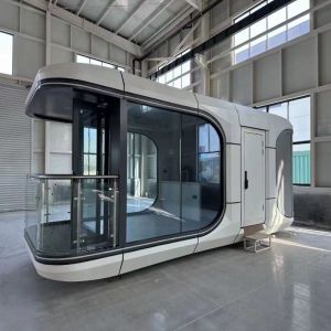 Environmental Protection Mobile Tiny Hotel Prefabricated Space Capsule Container