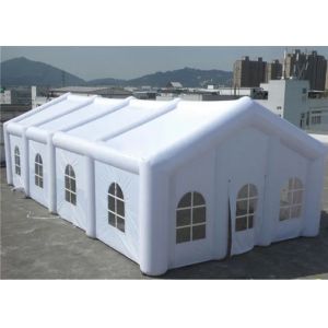 Anti - Ruptured Inflatable Event Tent Air Sealed Roll Up Doors Windows