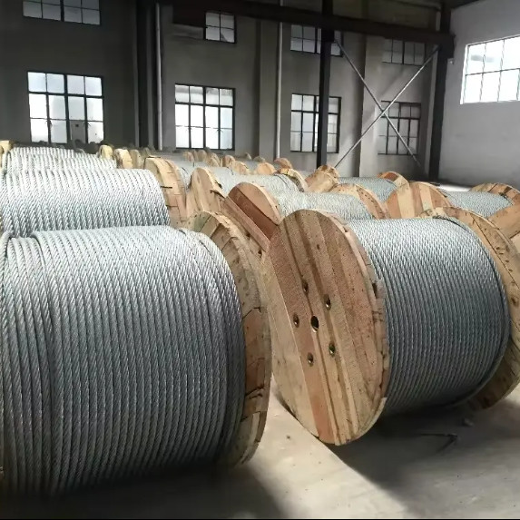 20mm 6*19 steel core Galvanized Triple-strand twisted steel wire rope Marine wire rope