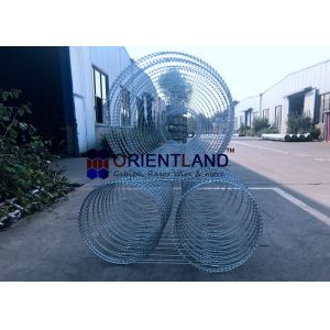 Removable And Reusable Concertina Wire Fencing Rapid Deployment ISO SGS