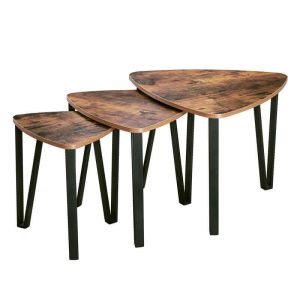 Nesting Coffee Table, Set Of 3 Coffee Tables, Industrial Coffee Table Set,