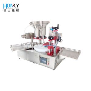 China Clean Workshop Using Desktop 30ml Diluent Liquid Filling And Capping Machine With Full Automatic Function For Lab Reagent on sale