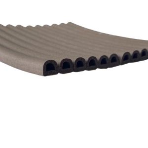 White EPDM Acoustic Rubber Sponge Foam Weather Strip for Window and Door in