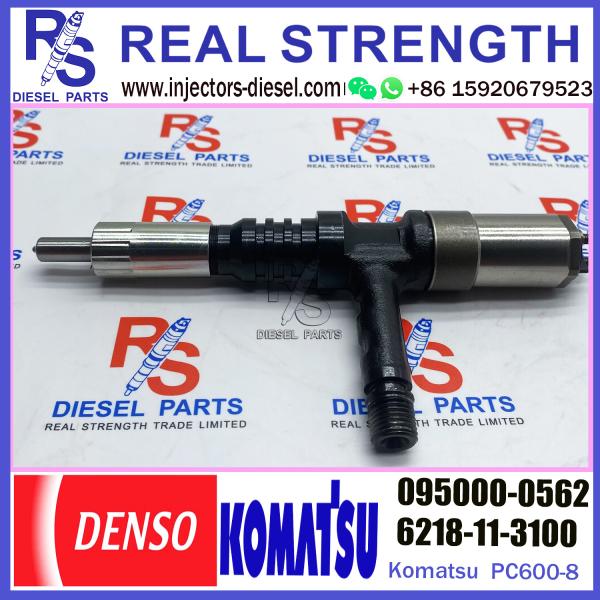 Quality PC600-8 Komatsu Fuel Injectors SAA6D140E 6218-11-3101 6218-11-3110 6218-11-3100 wholesale