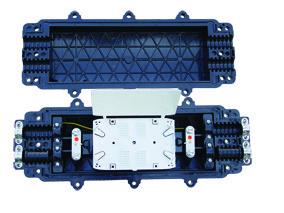 Quality Horizontal ODF Optical Distribution Box / Joint Enclosure Box 3 In  3 Out wholesale