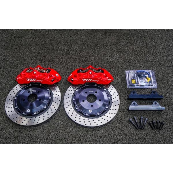 Big Brake Kit Forged Caliper With Drilled Vented Disc 378x32MM For Infiniti FX35