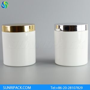 600ml white plastic jar, 20oz white PET jar, 600ml wide mouth plastic jar