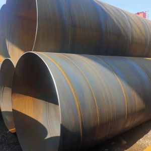ISO9001 Certified Carbon Steel Round Welded Pipe for Large Diameter Construction
