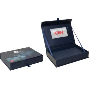 Cheap Customizable Innovative Video Brochure Box Lcd Screen Video Gift Box for sale