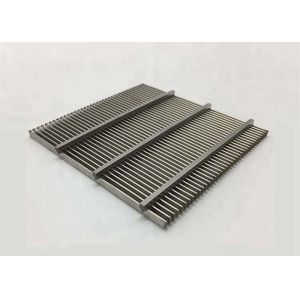 OEM Water Intake Flat Sheet Drum Wedge Wire Screen Panel For Vibrating Sieves