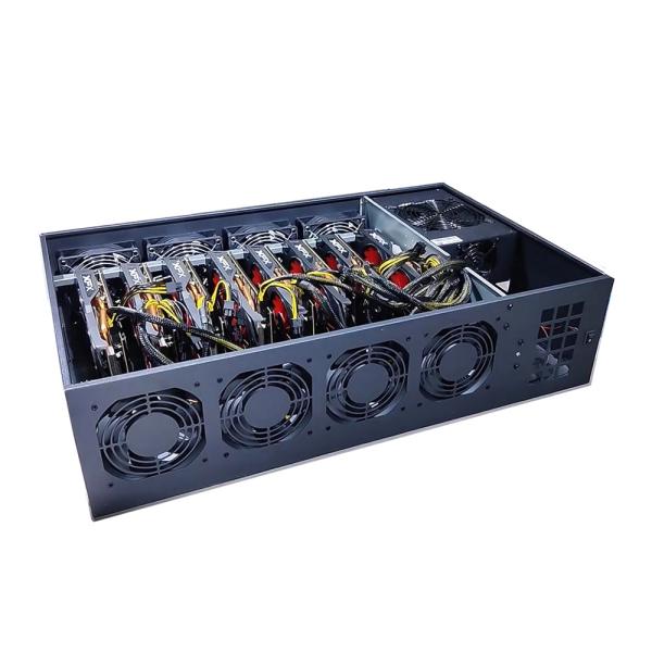 Cryptocurrency Crypto Mining PC 8GPU Dual Core G3220 Power Supply 2000w LGA1150