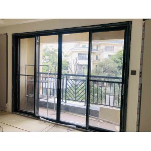 China Modern Aluminium Sliding Doors Low Maintenance with Push And Pull Large Screen on sale