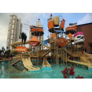 ODM Anti Skid Aqua Playground Pirate Ship Slide
