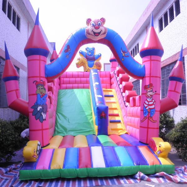 Customize Inflatable Jumping Castle With Slide Children Inflatable Bouncer PVC