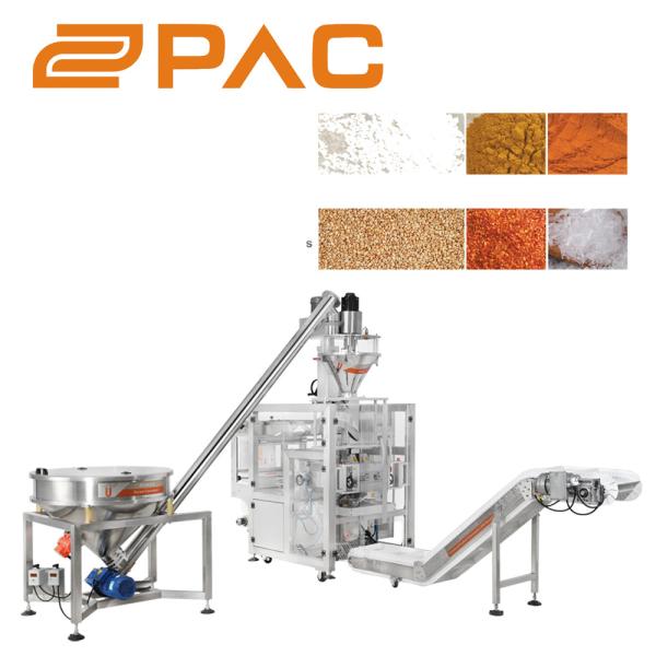 Quality SUS304 Frame Weigher Packing Machine PLC System For Snacks Puffed Food wholesale