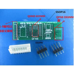 QFN8 TO DIP8 CNV-QFN8-DIP programmer adapter sockets with DFN8 MLF8 size 8*6mm
