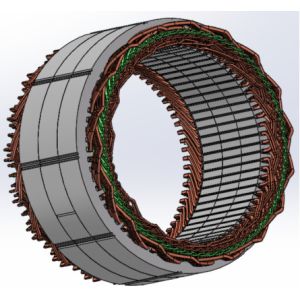 Armature Flat Wire BLDC Motor Cutting Machine For Truck Stator Custom