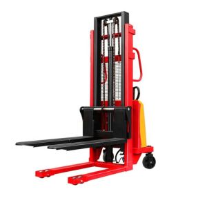 Semi Electric Pallet Stacker 1.5t - 2t Hydraulic Hand Push Electric Stacker