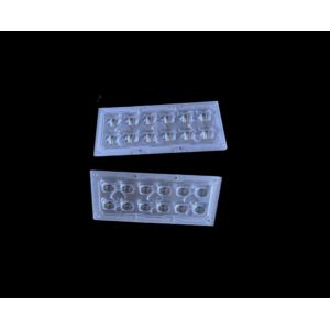 2x6 12 Led 5050 Asymmetrical LED Street Light Module Lens PC 12in 1 Led Street