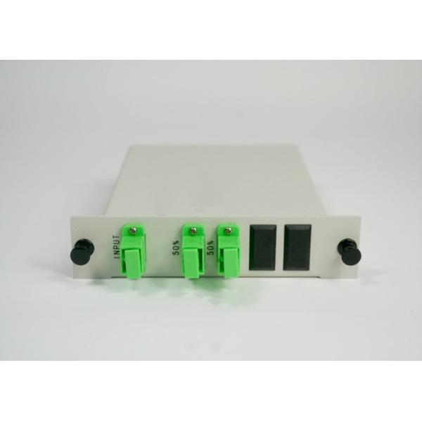 1x2 LGX PLC Abs Box Plc Splitter , 2 To 1 Single Mode Fiber Splitter FTTH/PON
