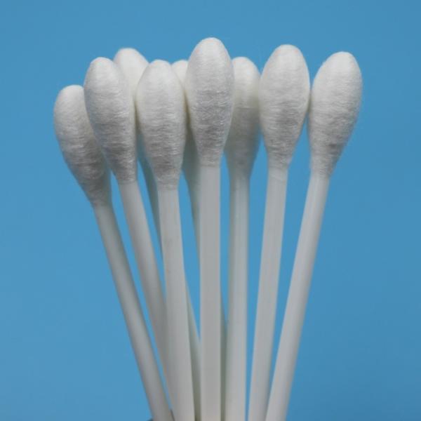 Quality Disposable White PP Stick 10mm Big Round Head Cotton Bud Medical Cotton Swab Applicator wholesale