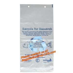 Ice bags, Clear, Drawstring, Printed and Twist Ties, bags on a roll, ldpe bag,