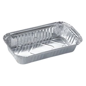 High Purity Foil Disposable Food Containers , Foil Catering Trays With Lids