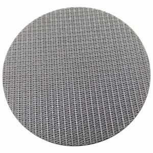China SS Wire Mesh Disc Micron Mesh Screen Good Air Permeability on sale