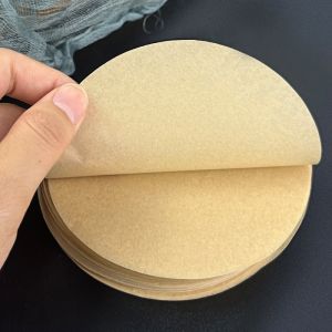 5m High Temperature Double sided Silicone Baking Paper Roll Coated with Wood