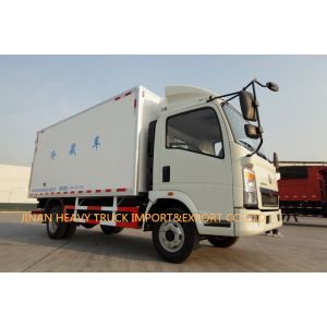 China Howo 4X2 Light Duty Refrigerated Truck 5 tons 60000kg 7 TON on sale
