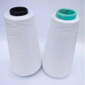 Low Elongation Weaving Polyester Knitting Yarn Plastic Tube Good Evenness
