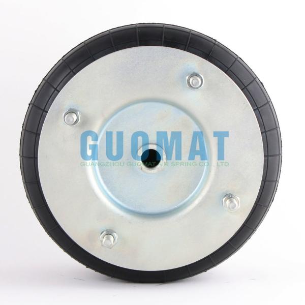 W01-R58-4058 Double Convoluted Flange Air Spring with Aluminum Cover Plate