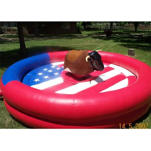 Quality Customized Inflatable Interactive Games , Rent Inflatable Rodeo Bull wholesale