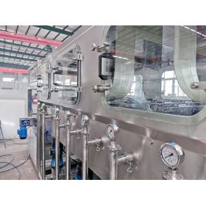 600BPH 5 Gallon Water Bottling Machine With Multistages Rinsing Process
