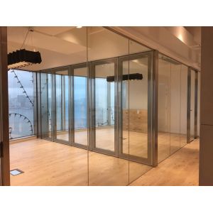 6063-T6 Aluminum Alloy Frame Material Foldable Room Separator For Easy Movement