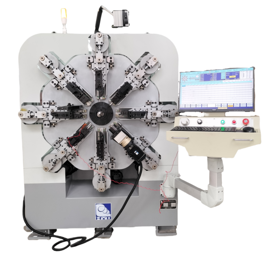 Automatic Multi-Function 12 Axes Computer Spring Coiling Machine 1-4mm Spring Making Equipment with Core Motor Component