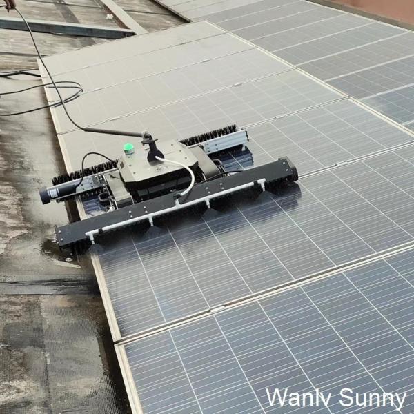Solar Panel Maintenance Robot 24 Hours Online Service and Crawler Style for