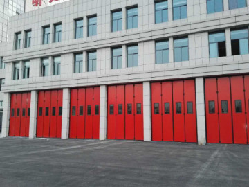 Quality Automatic / Manual Industrial Folding Doors With Hidden Frame Design wholesale