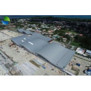 Steel Structure Warehouse with 50 Years Structural Warranty and CAD Tekla