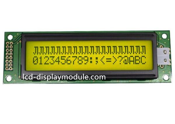 Quality FSTN 20x2 Dot Matrix LCD Display Module 12 O ' Clock Angle ISO14001 Approved wholesale