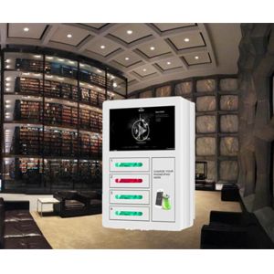 Coin Payment Commercial Cell Phone Charging Stations With Fast Charging