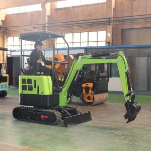 1800kg Mini Garden Excavator 4km/H Chassis Width 1100mm Green Machine Mini