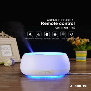 500ml Ultrasonic Plastic Aroma Diffuser With Remote Controller