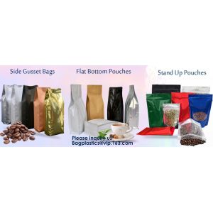 Recycled Eco Friendly Corn Starch k Stand Up Food Packaging 100% Compostable