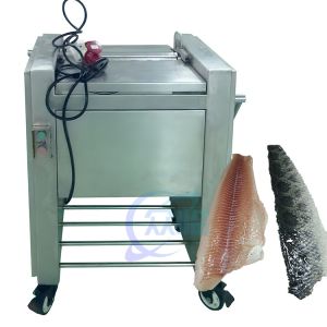 China Stainless Steel Fish Skin Peeler Machine , Practical Automatic Catfish Skinner on sale