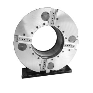 G500S Manual Rotary Pneumatic Collet Chuck Holder For Laser Cutting Machine