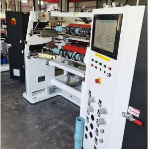 Large Touch Screen Human Operating System Slitting Machine Steel Coil Slitting