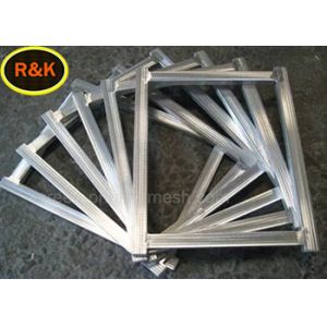 18-420 Mesh / Inch Silk Screen Aluminum Frame For Glass Printing Alkali