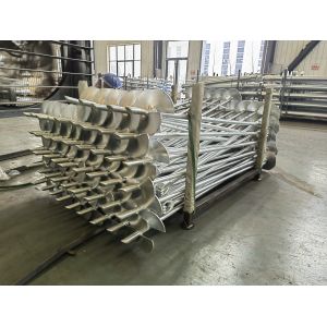 Commercial round Helical Piles by Foundation Contractors