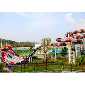 17 M Platform Height Custom Water Slides Boa Constrictor For Theme Water Park
